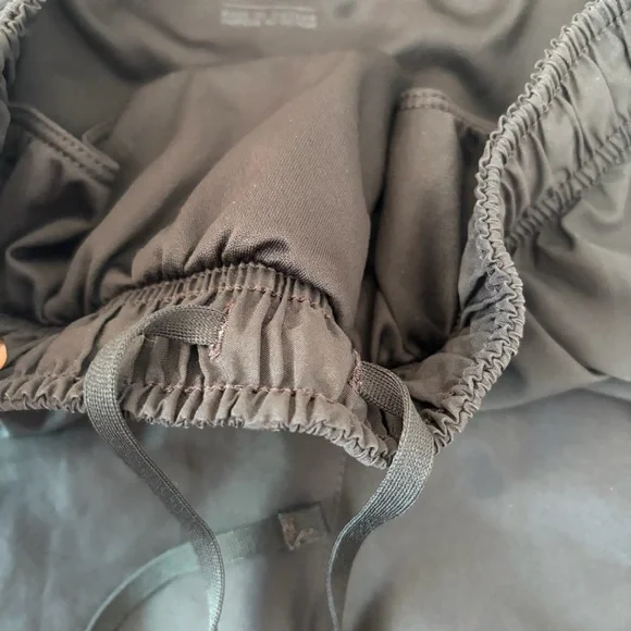 Nike Women’s Black & White Athletic Running Shorts – Size L - Picture 4 of 5